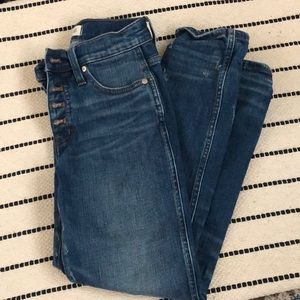 Madewell slim straight jeans